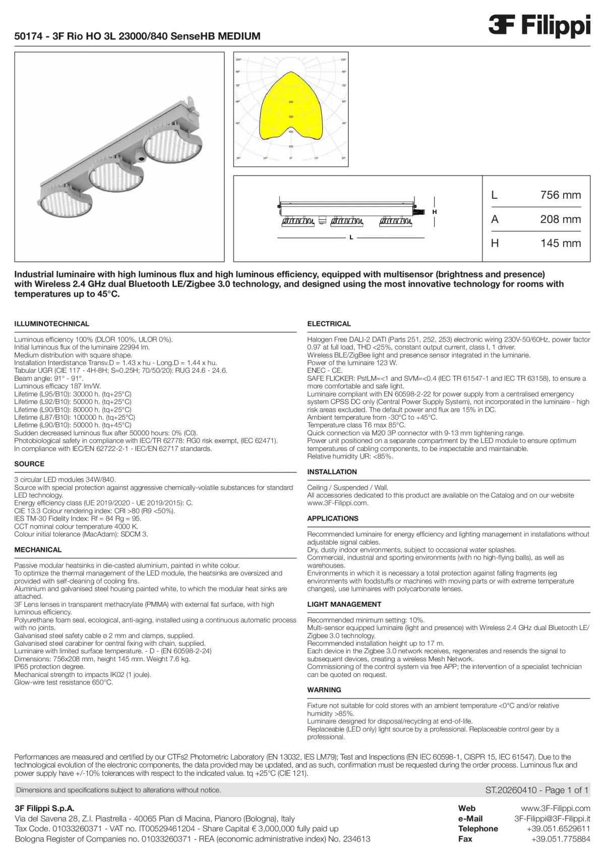 50174 - 3F Rio HO 3L 23000-840 SenseHB MEDIUM - Datasheet - en