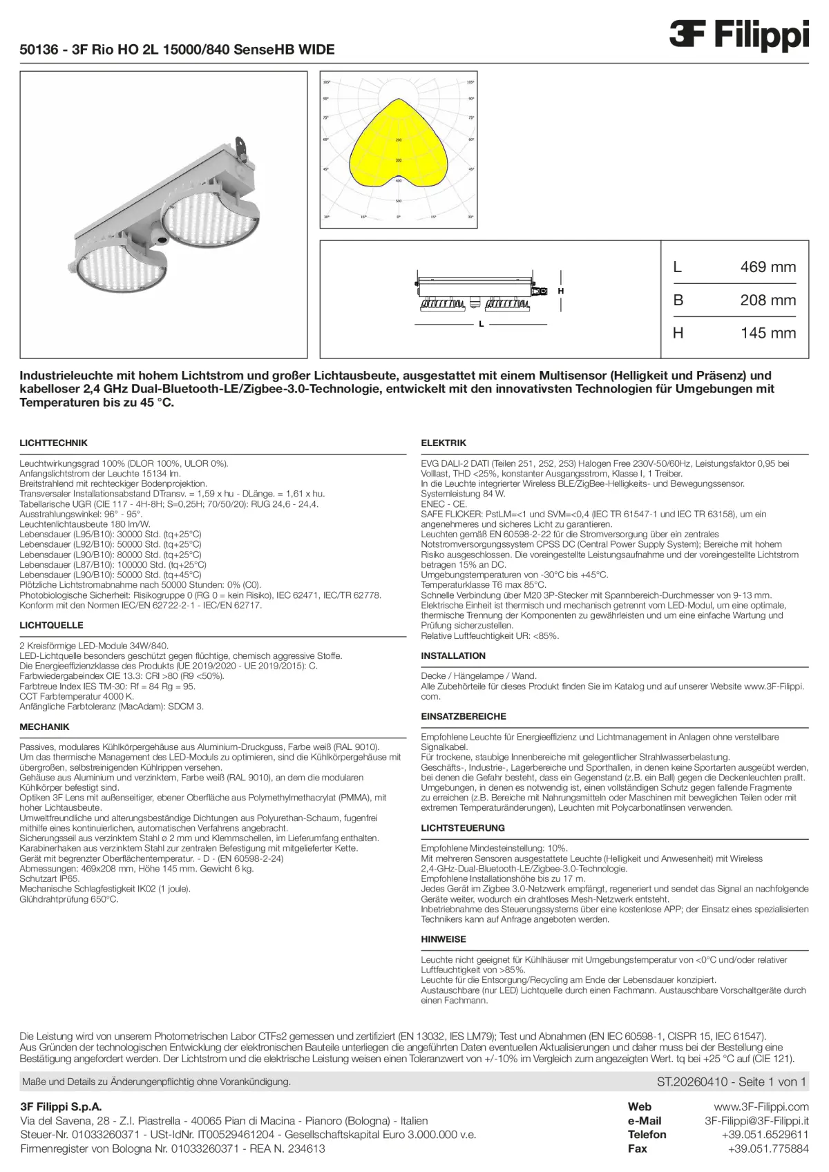 50136 - 3F Rio HO 2L 15000-840 SenseHB WIDE - Datasheet - de