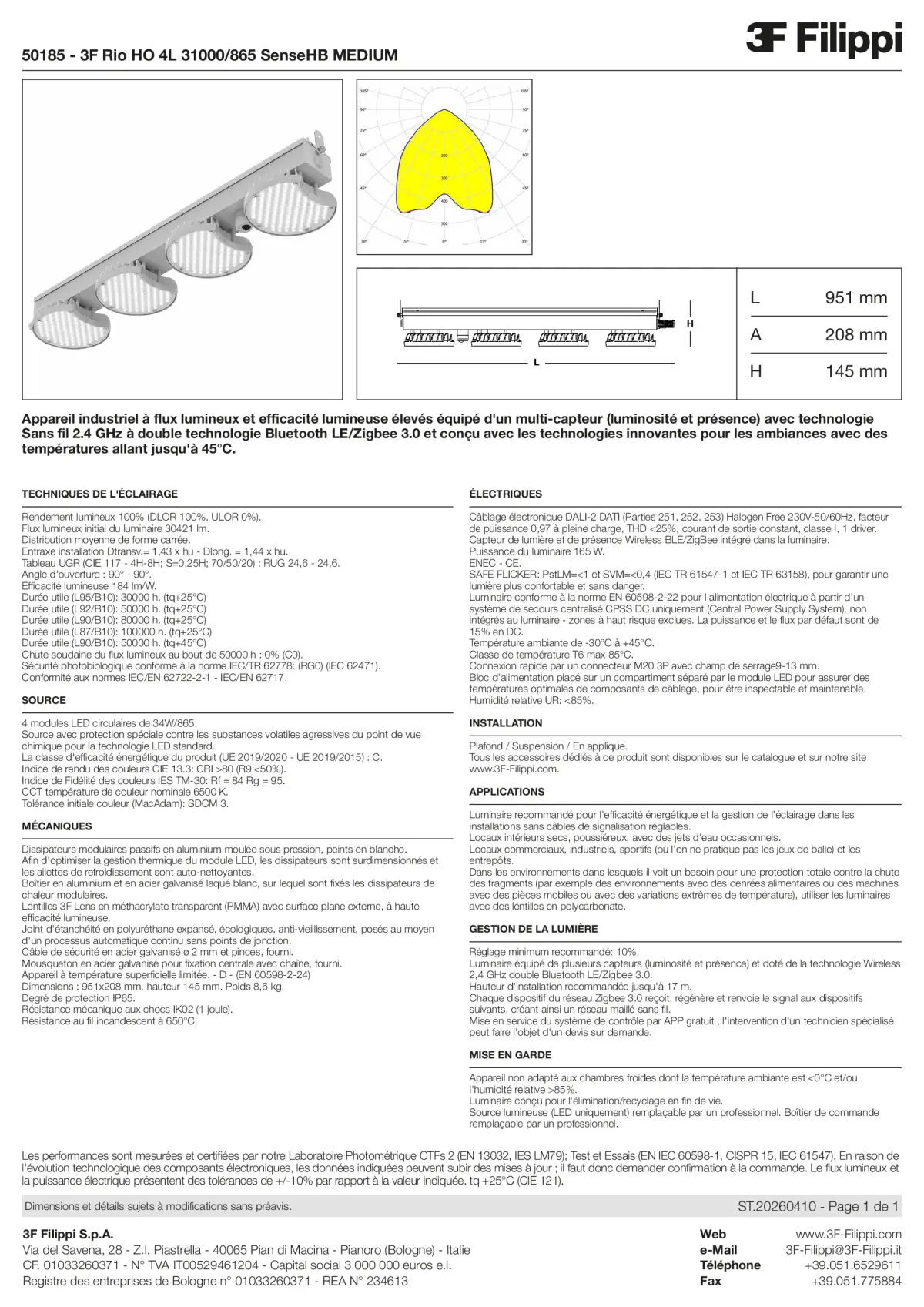 50185 - 3F Rio HO 4L 31000-865 SenseHB MEDIUM - Datasheet - fr