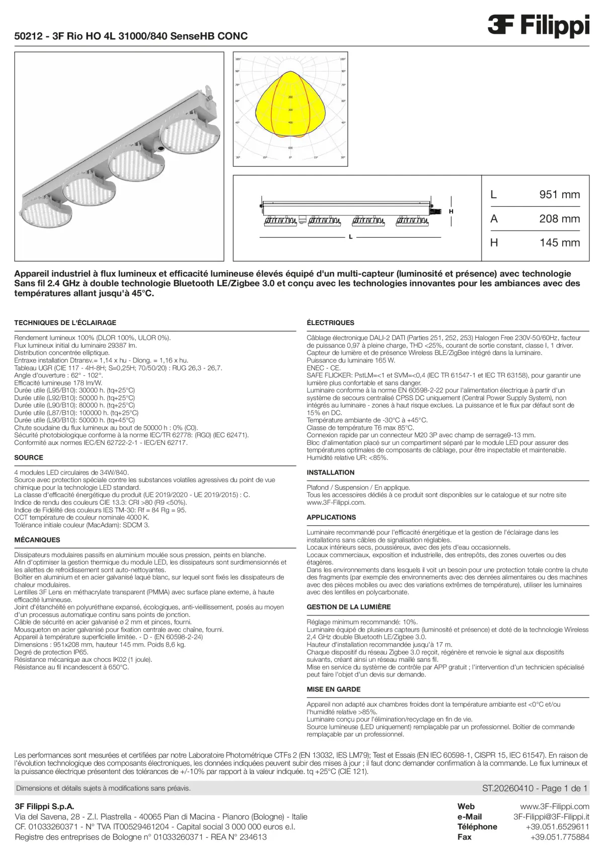50212 - 3F Rio HO 4L 31000-840 SenseHB CONC - Datasheet - fr