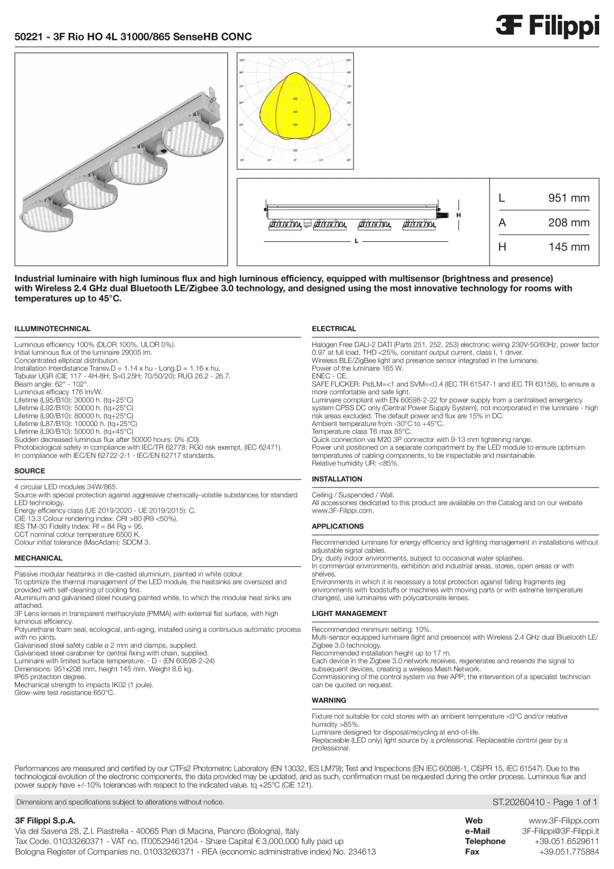 50221 - 3F Rio HO 4L 31000-865 SenseHB CONC - Datasheet - en