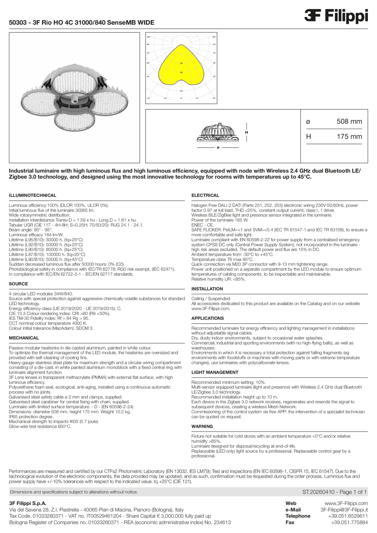 50303 - 3F Rio HO 4C 31000-840 SenseMB WIDE - Datasheet - en