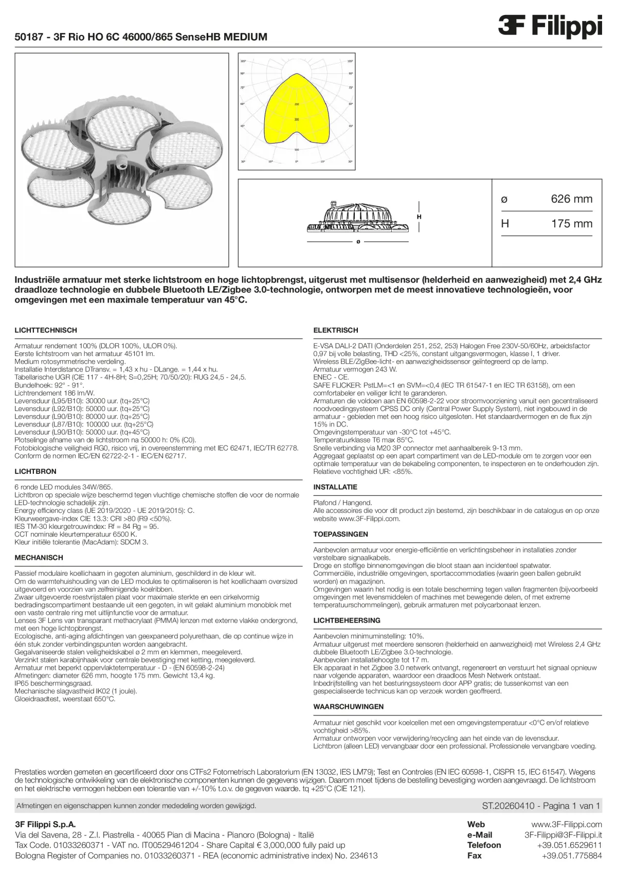 50187 - 3F Rio HO 6C 46000-865 SenseHB MEDIUM - Datasheet - nl