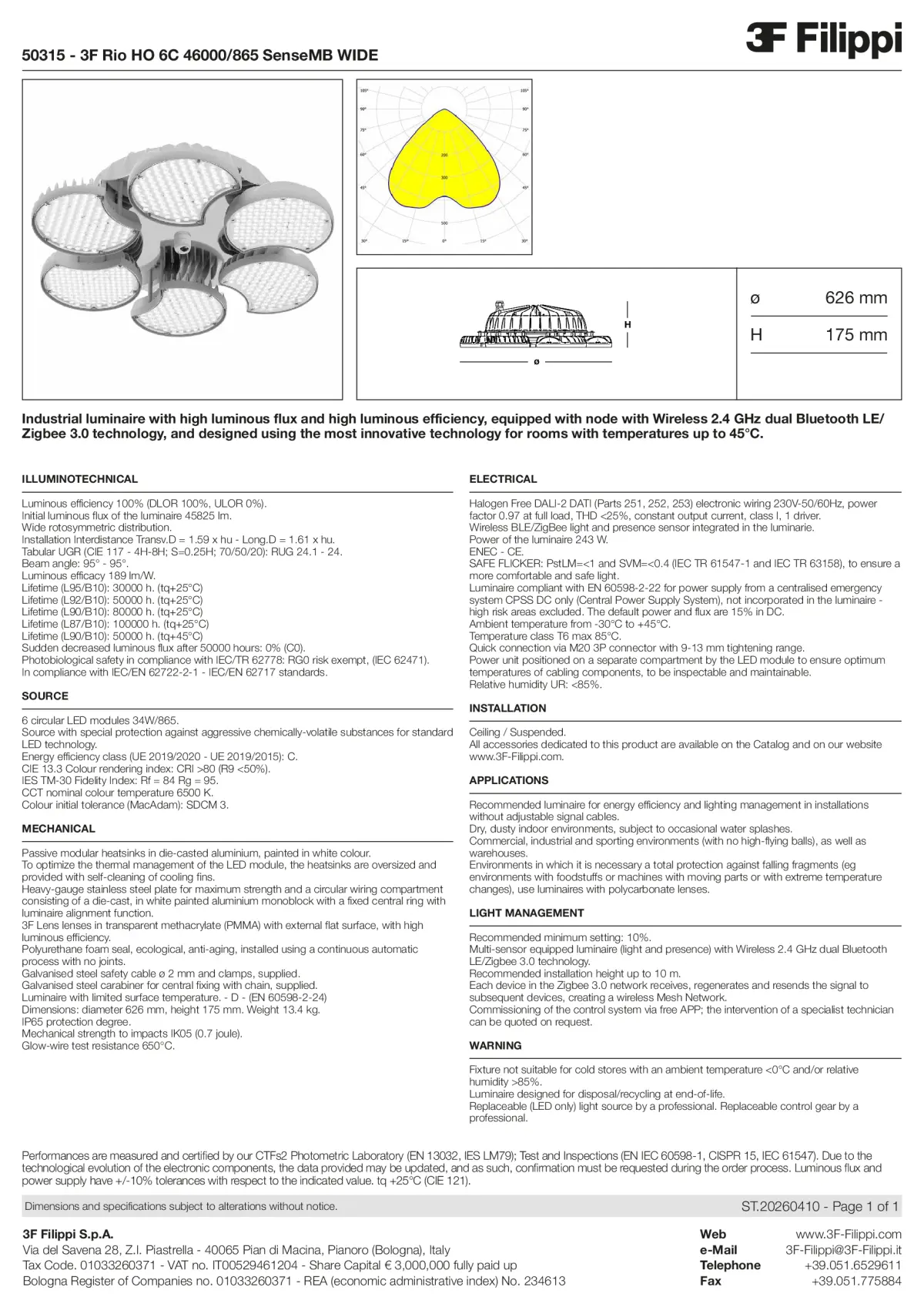 50315 - 3F Rio HO 6C 46000-865 SenseMB WIDE - Datasheet - en