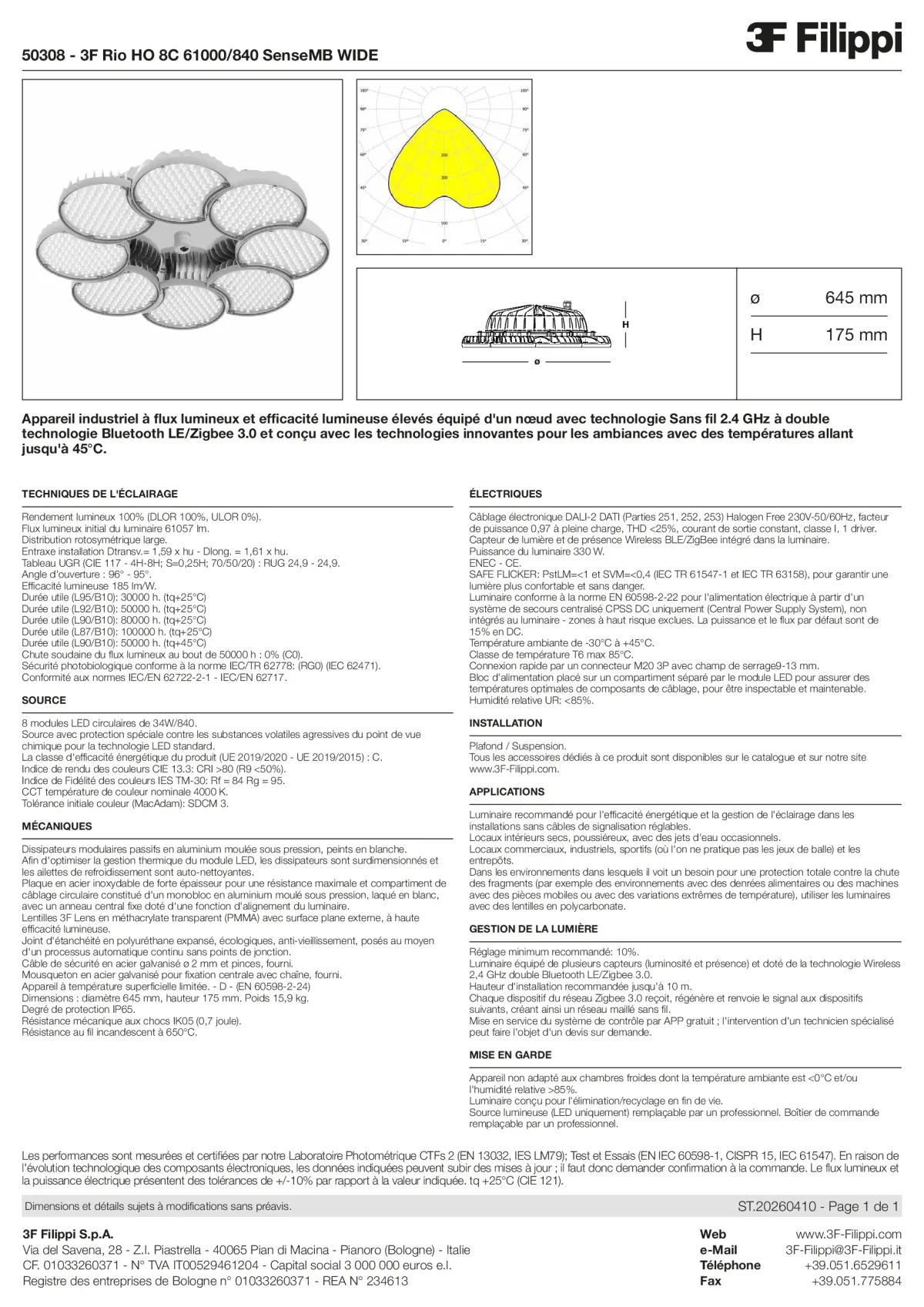 50308 - 3F Rio HO 8C 61000-840 SenseMB WIDE - Datasheet - fr