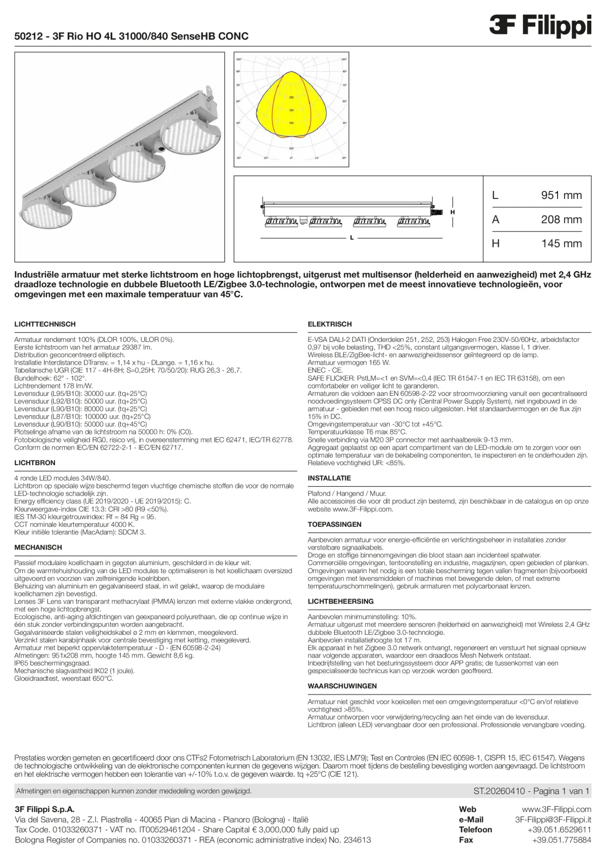 50212 - 3F Rio HO 4L 31000-840 SenseHB CONC - Datasheet - nl