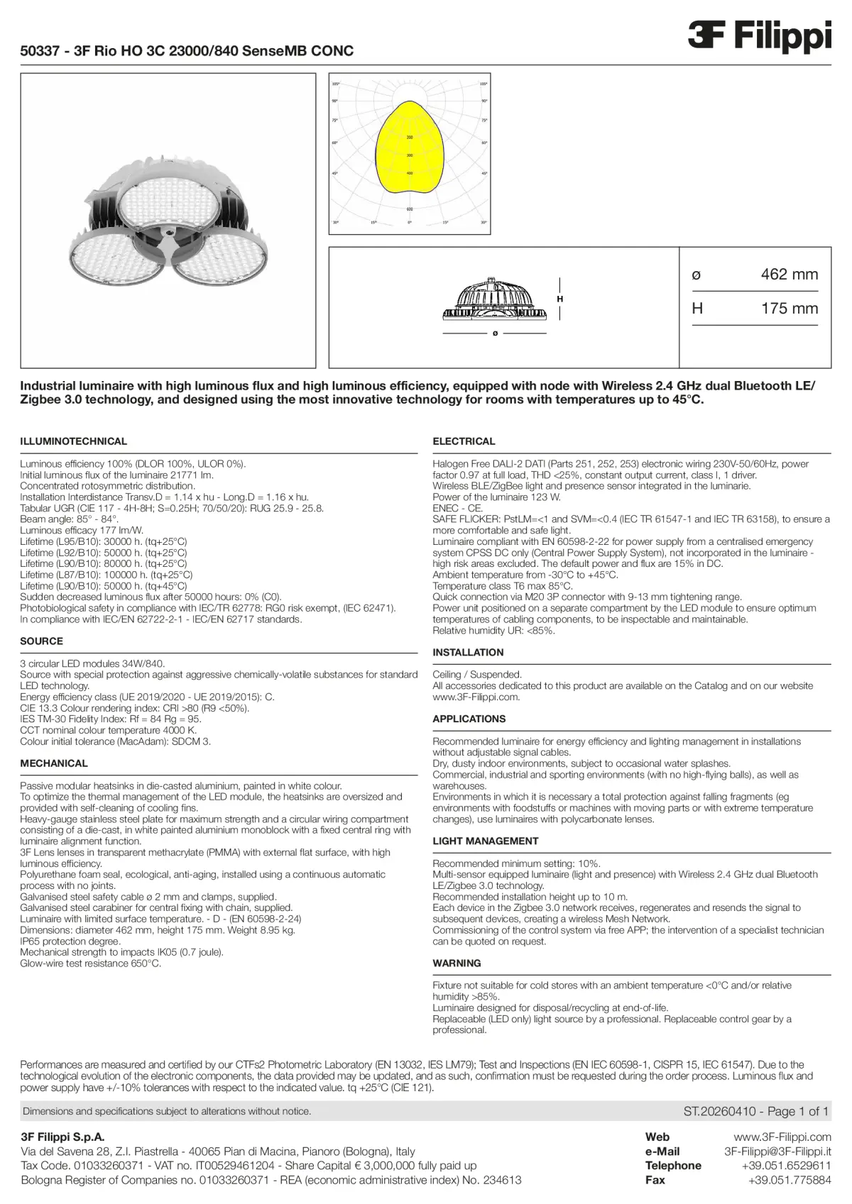 50337 - 3F Rio HO 3C 23000-840 SenseMB CONC - Datasheet - en