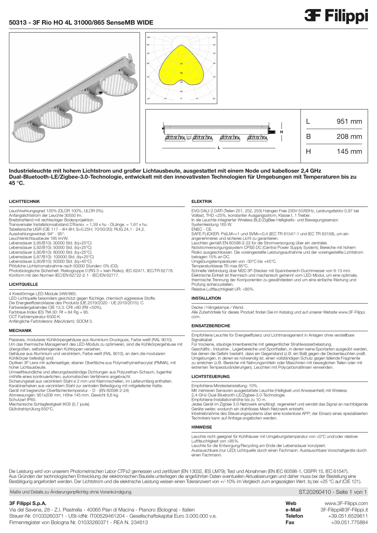 50313 - 3F Rio HO 4L 31000-865 SenseMB WIDE - Datasheet - de
