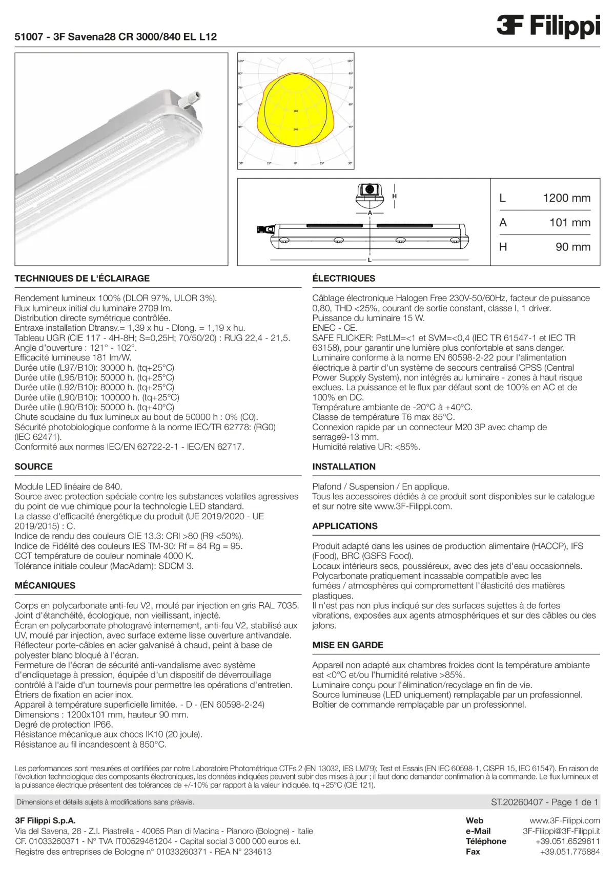 51007 - 3F Savena28 CR 3000-840 EL L12 - Datasheet - fr