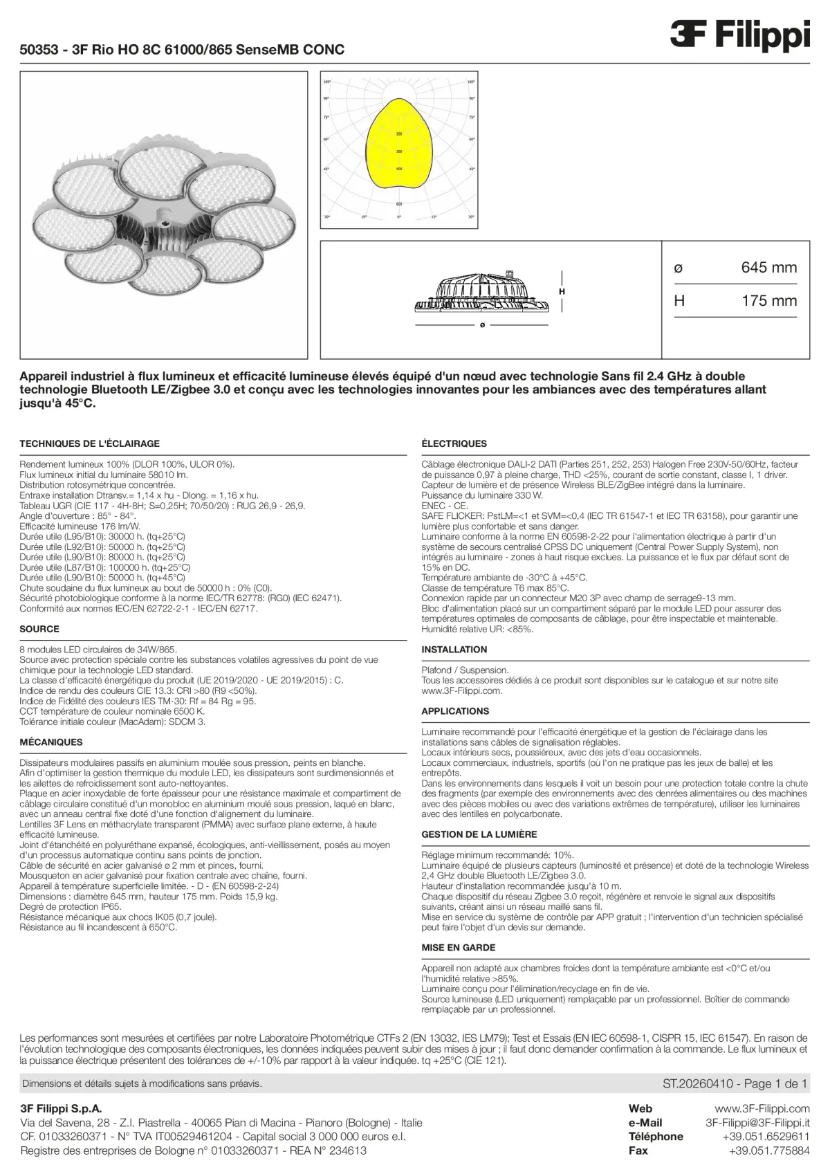 50353 - 3F Rio HO 8C 61000-865 SenseMB CONC - Datasheet - fr