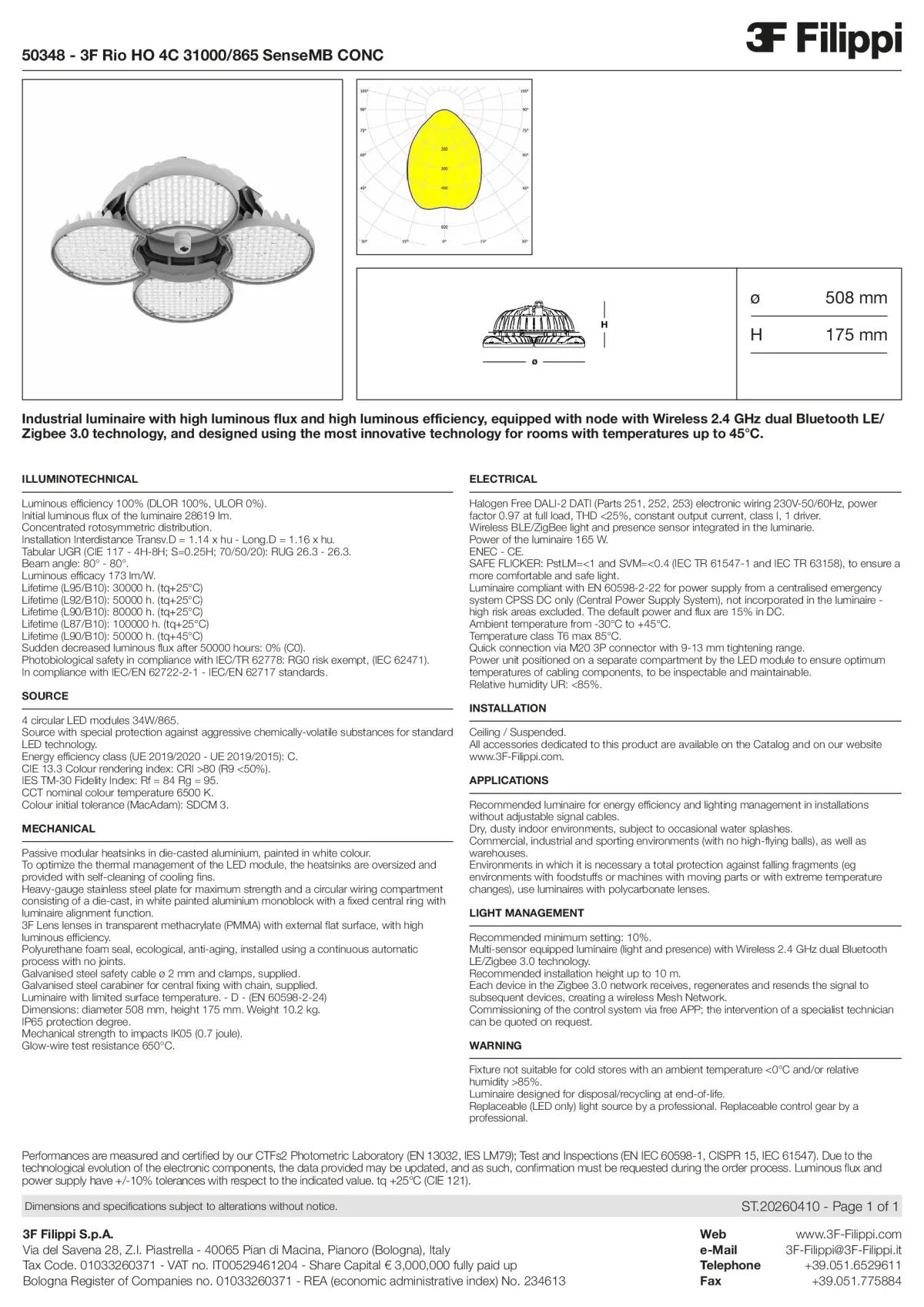 50348 - 3F Rio HO 4C 31000-865 SenseMB CONC - Datasheet - en