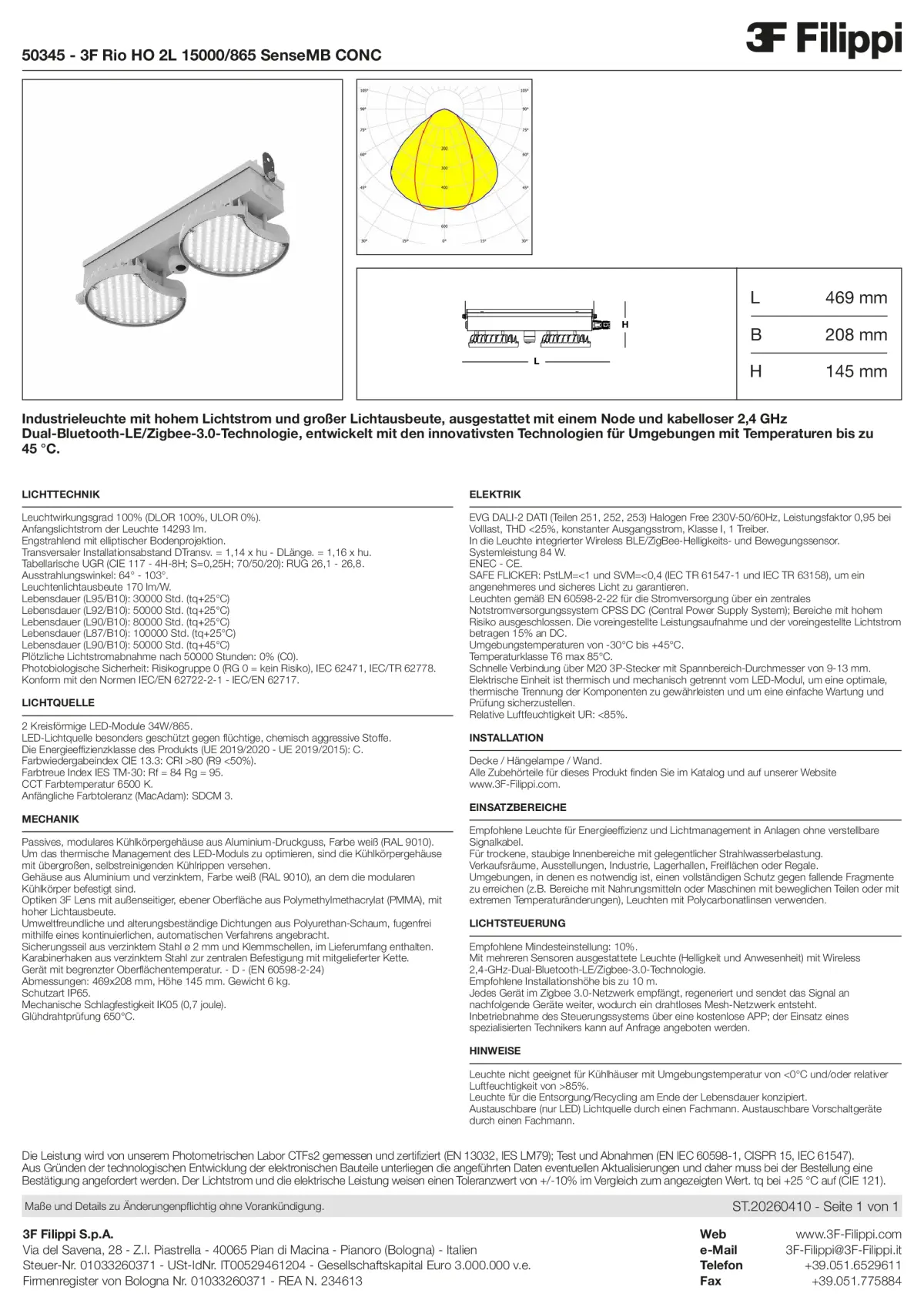 50345 - 3F Rio HO 2L 15000-865 SenseMB CONC - Datasheet - de
