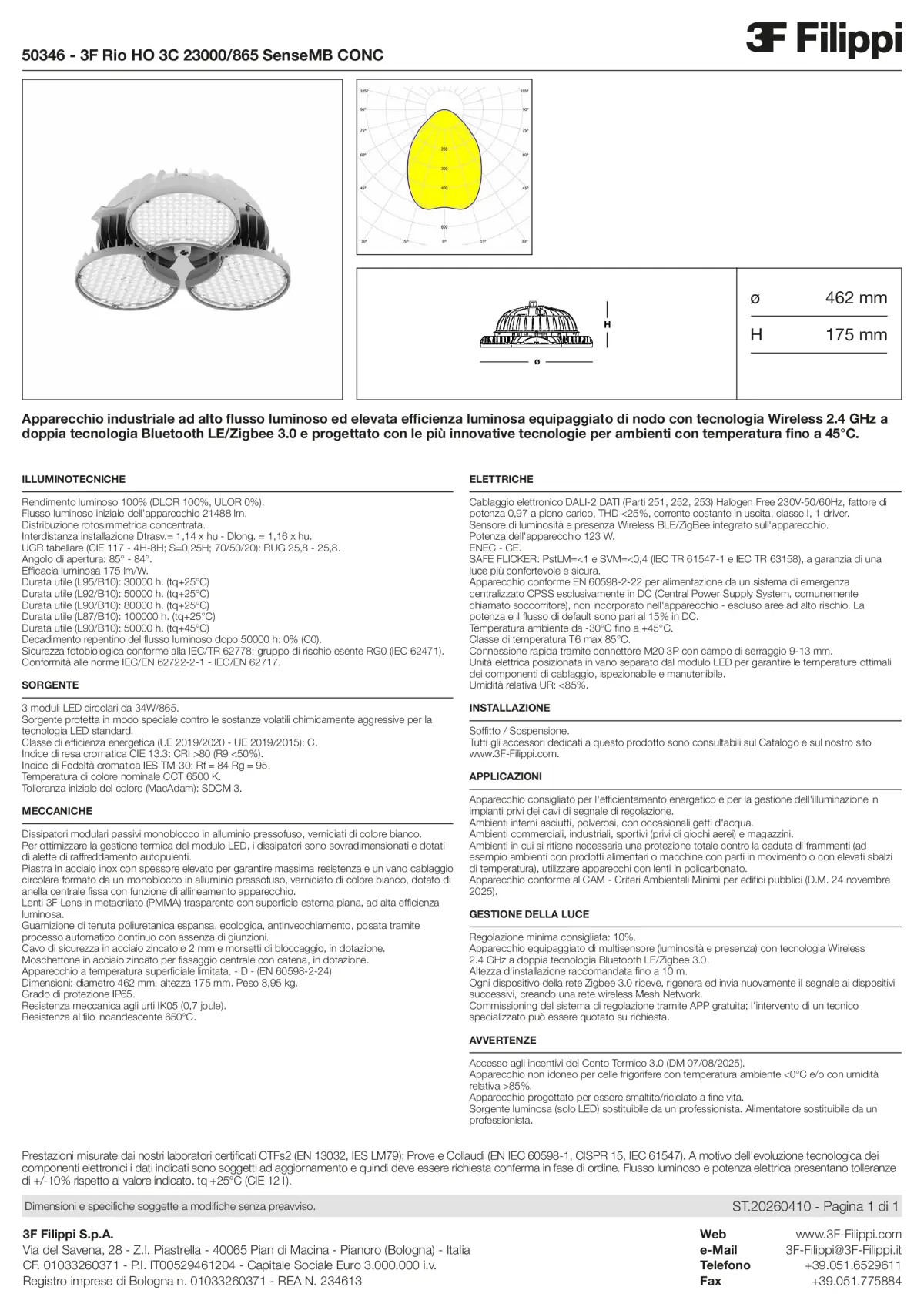 50346 - 3F Rio HO 3C 23000-865 SenseMB CONC - Datasheet - it