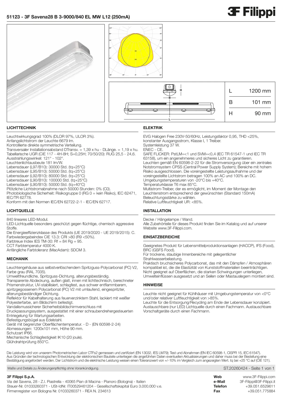 51123 - 3F Savena28 B 3-9000-840 EL MW L12 (250mA) - Datasheet - de