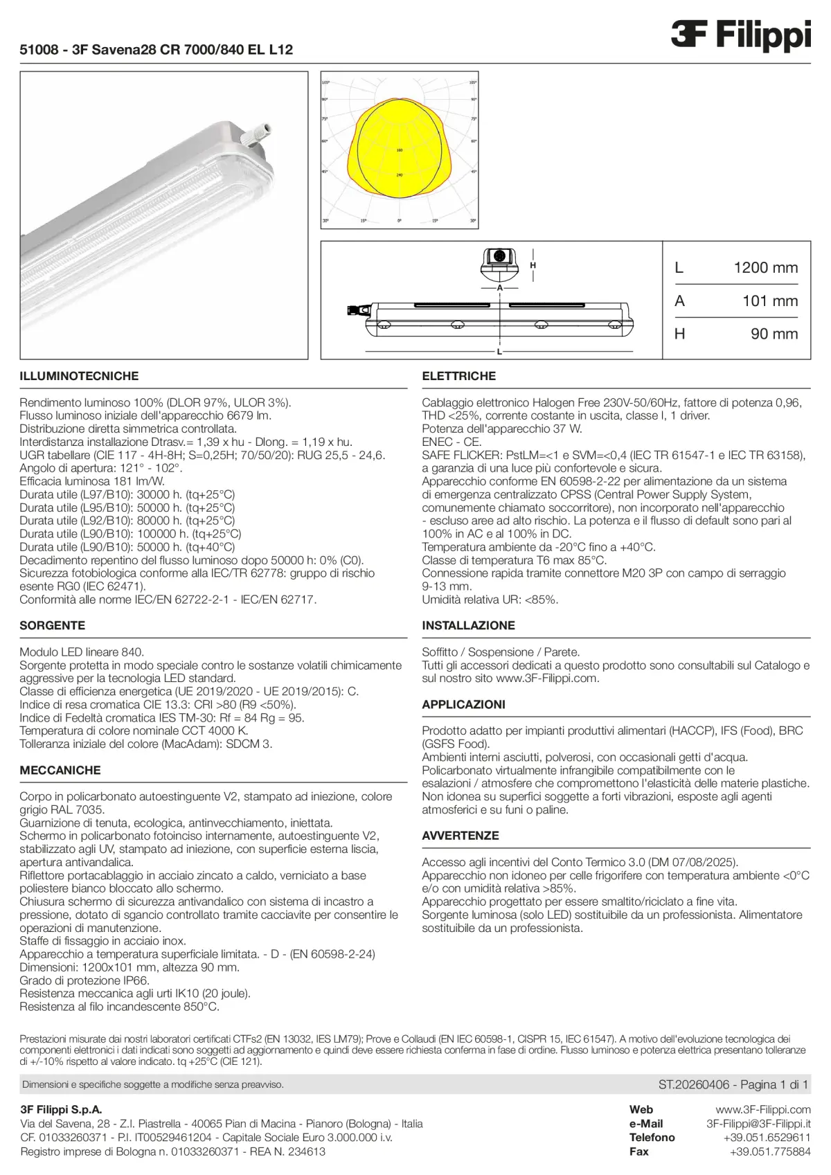 51008 - 3F Savena28 CR 7000-840 EL L12 - Datasheet - it