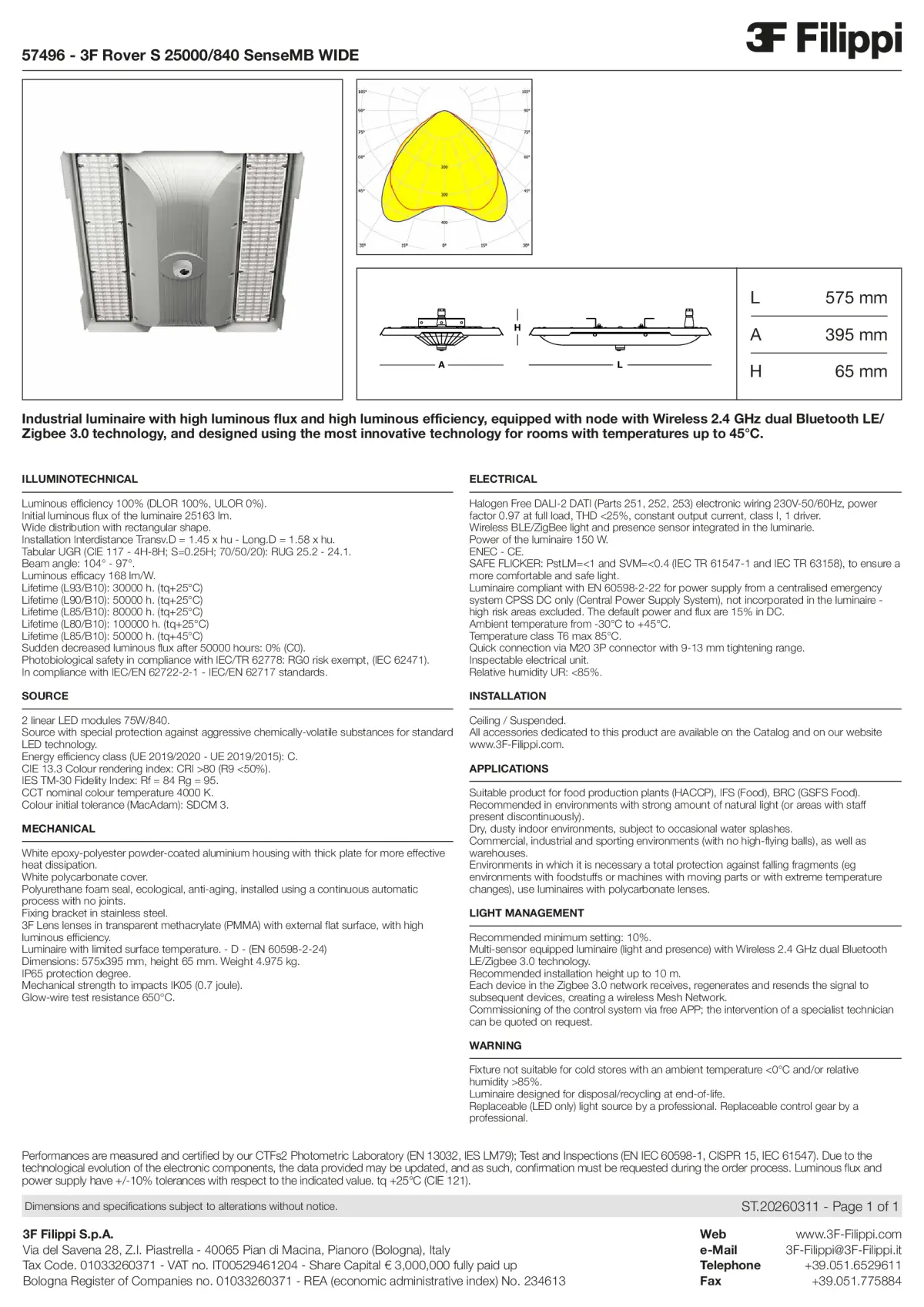 57496 - 3F Rover S 25000-840 SenseMB WIDE - Datasheet - en