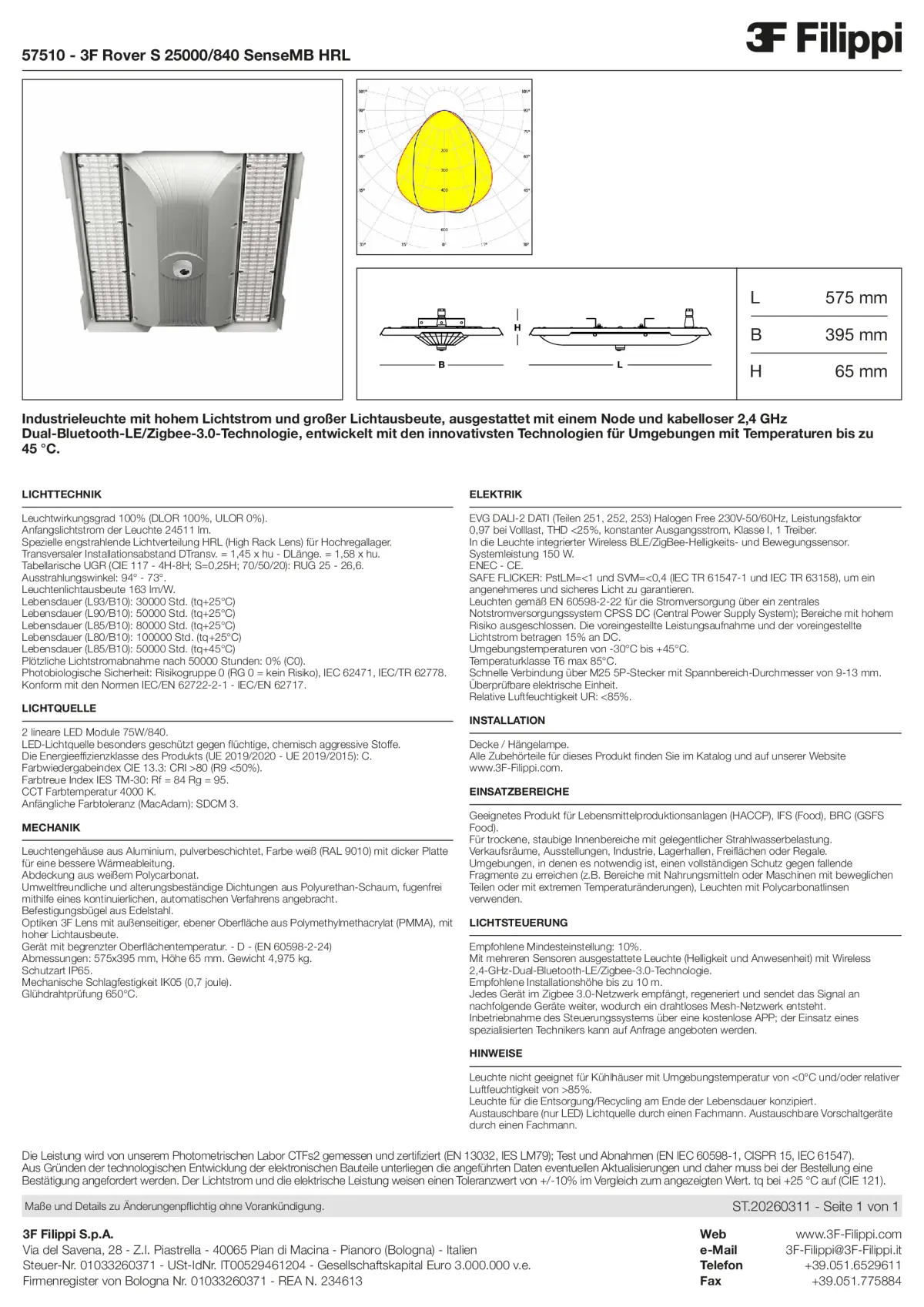 57510 - 3F Rover S 25000-840 SenseMB HRL - Datasheet - de
