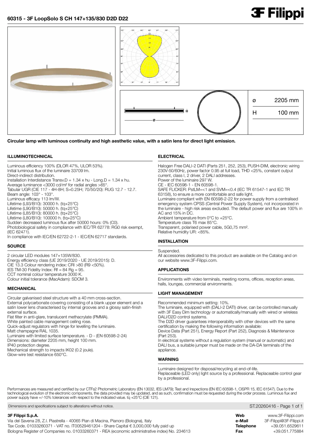 60315 - 3F LoopSolo S CH 147+135-830 D2D D22 - Datasheet - en