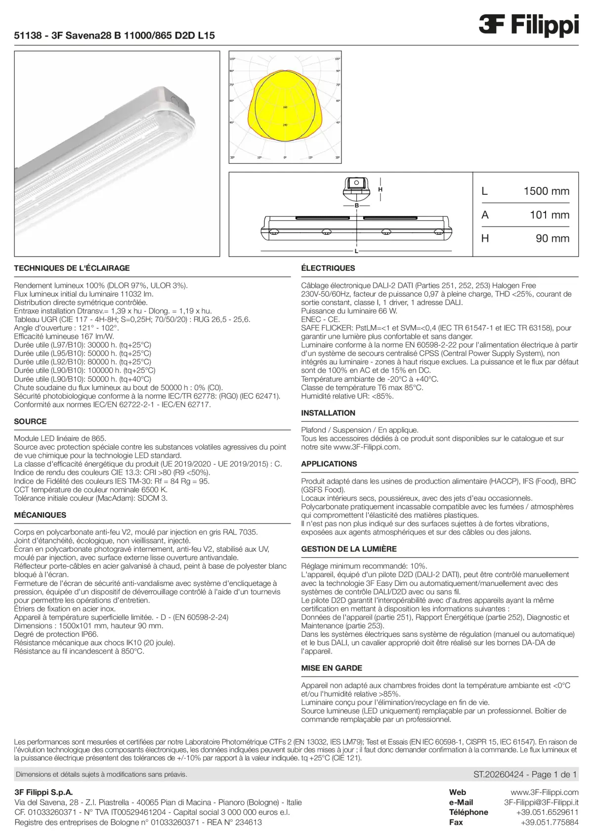 51138 - 3F Savena28 B 11000-865 D2D L15 - Datasheet - fr