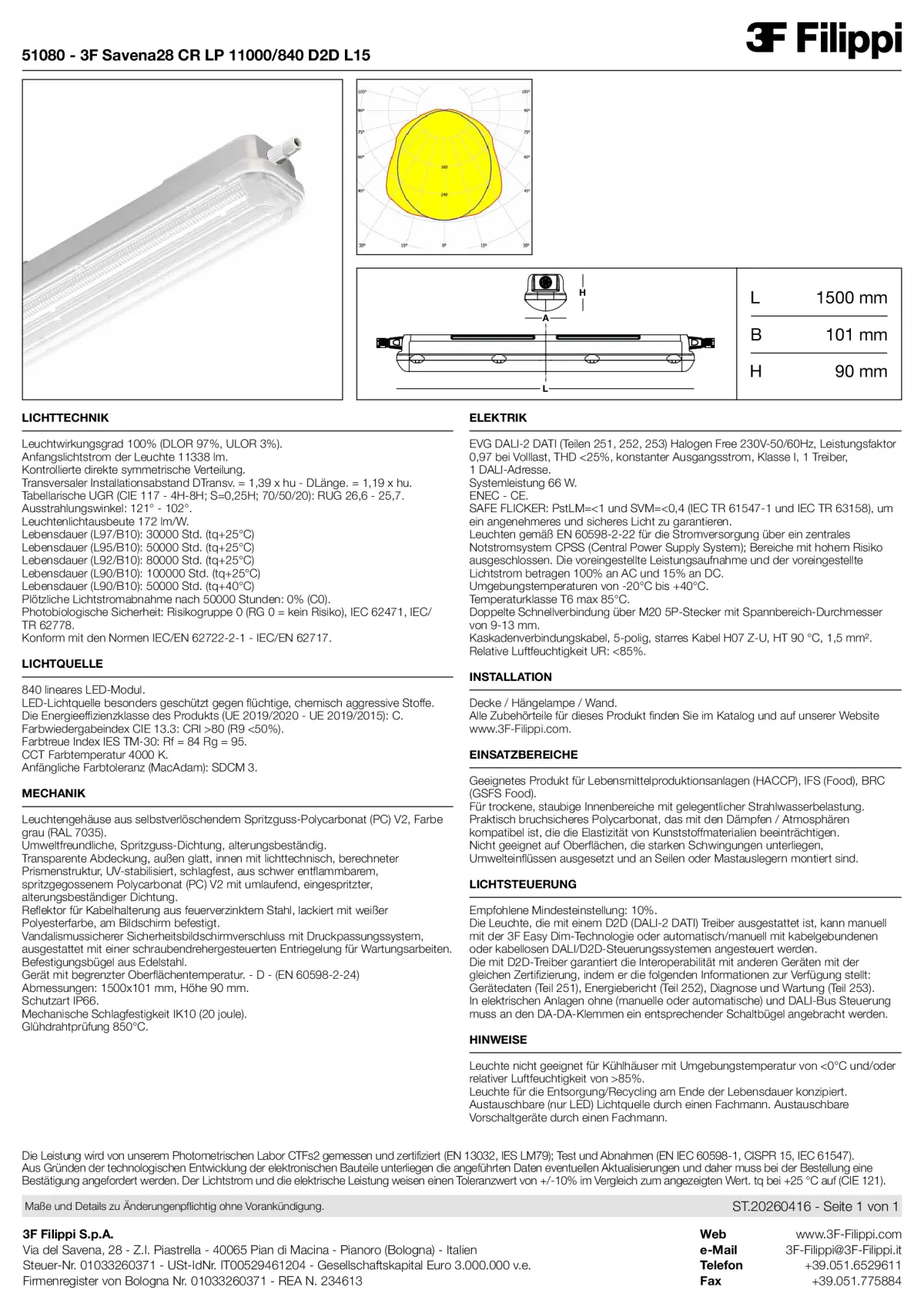 51080 - 3F Savena28 CR LP 11000-840 D2D L15 - Datasheet - de
