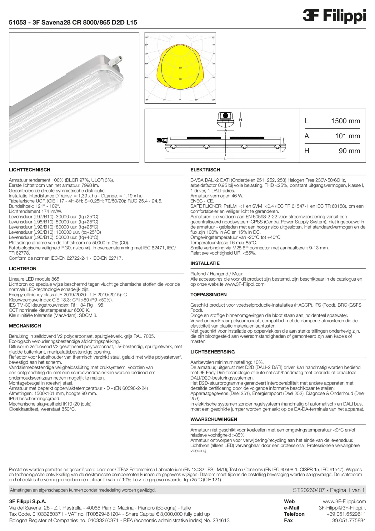 51053 - 3F Savena28 CR 8000-865 D2D L15 - Datasheet - nl