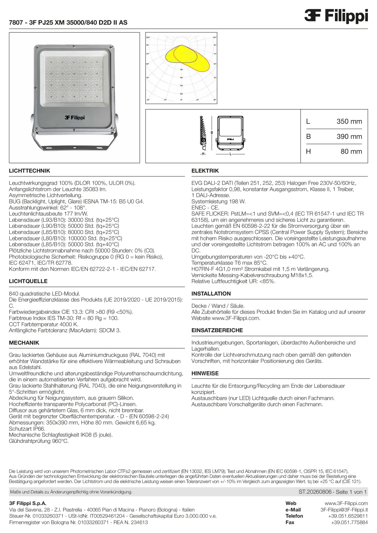 7807 - 3F PJ25 XM 35000-840 D2D II AS - Datasheet - de