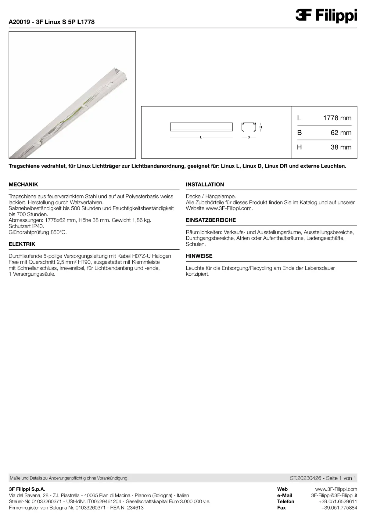A20019 - 3F Linux S 5P L1778 - Datasheet - de