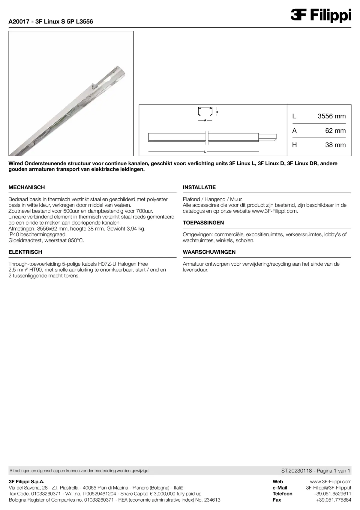 A20017 - 3F Linux S 5P L3556 - Datasheet - nl