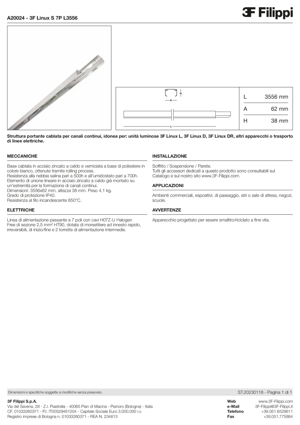 A20024 - 3F Linux S 7P L3556 - Datasheet - it