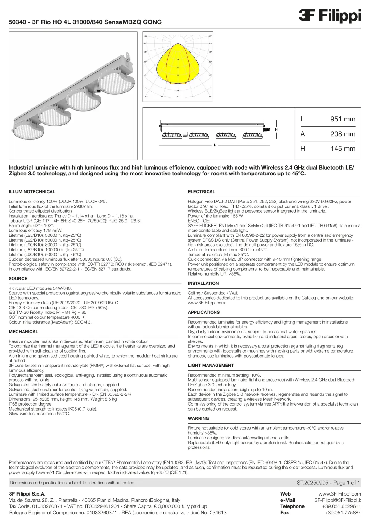 50340 - 3F Rio HO 4L 31000-840 SenseMBZQ CONC - Datasheet - en