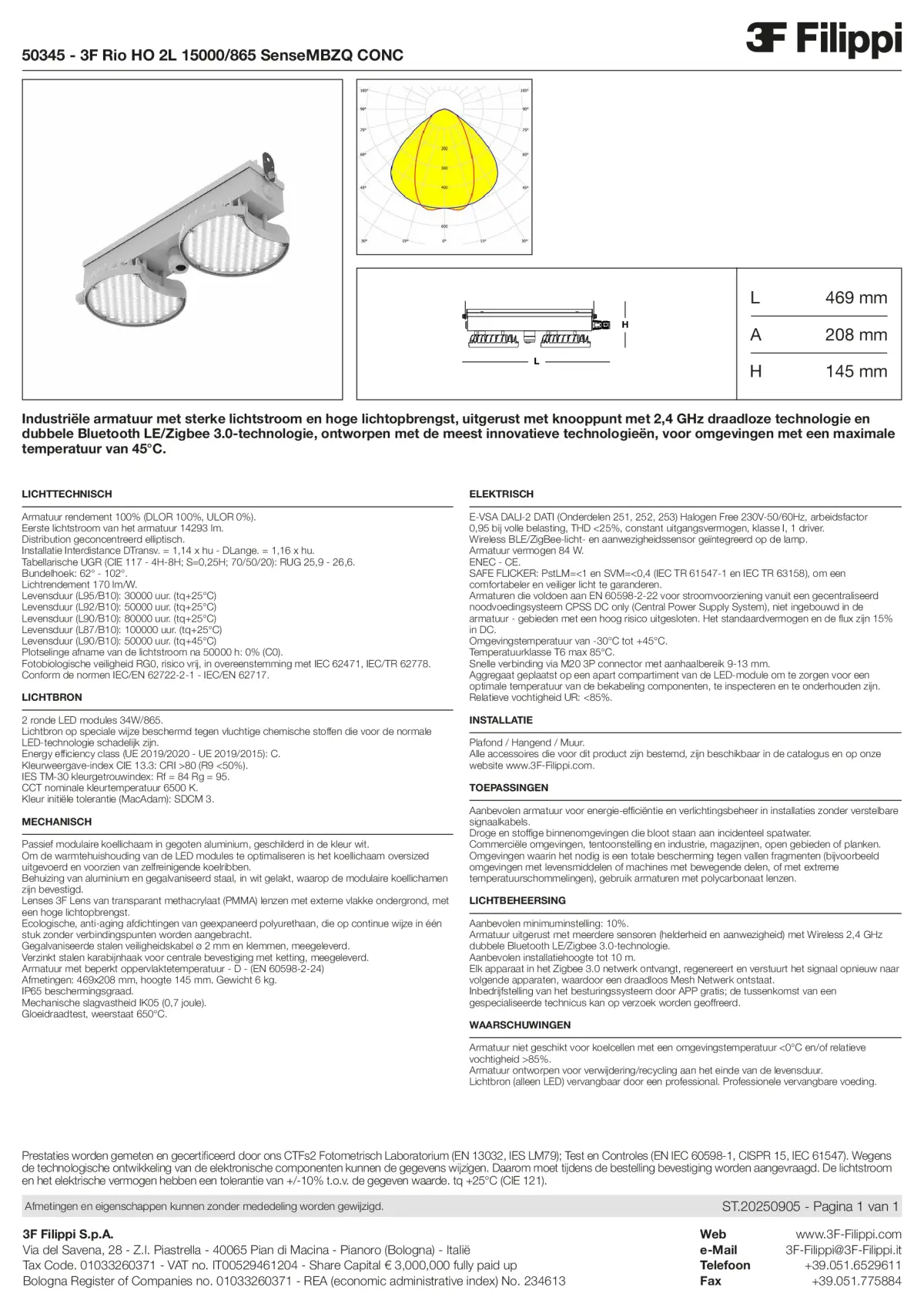 50345 - 3F Rio HO 2L 15000-865 SenseMBZQ CONC - Datasheet - nl