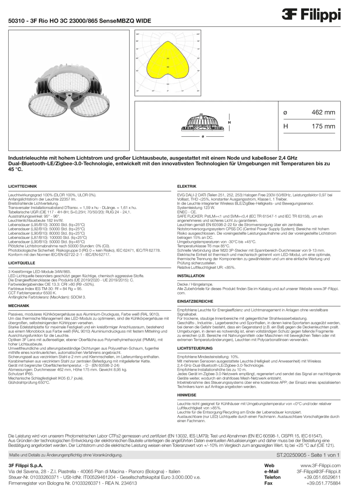 50310 - 3F Rio HO 3C 23000-865 SenseMBZQ WIDE - Datasheet - de