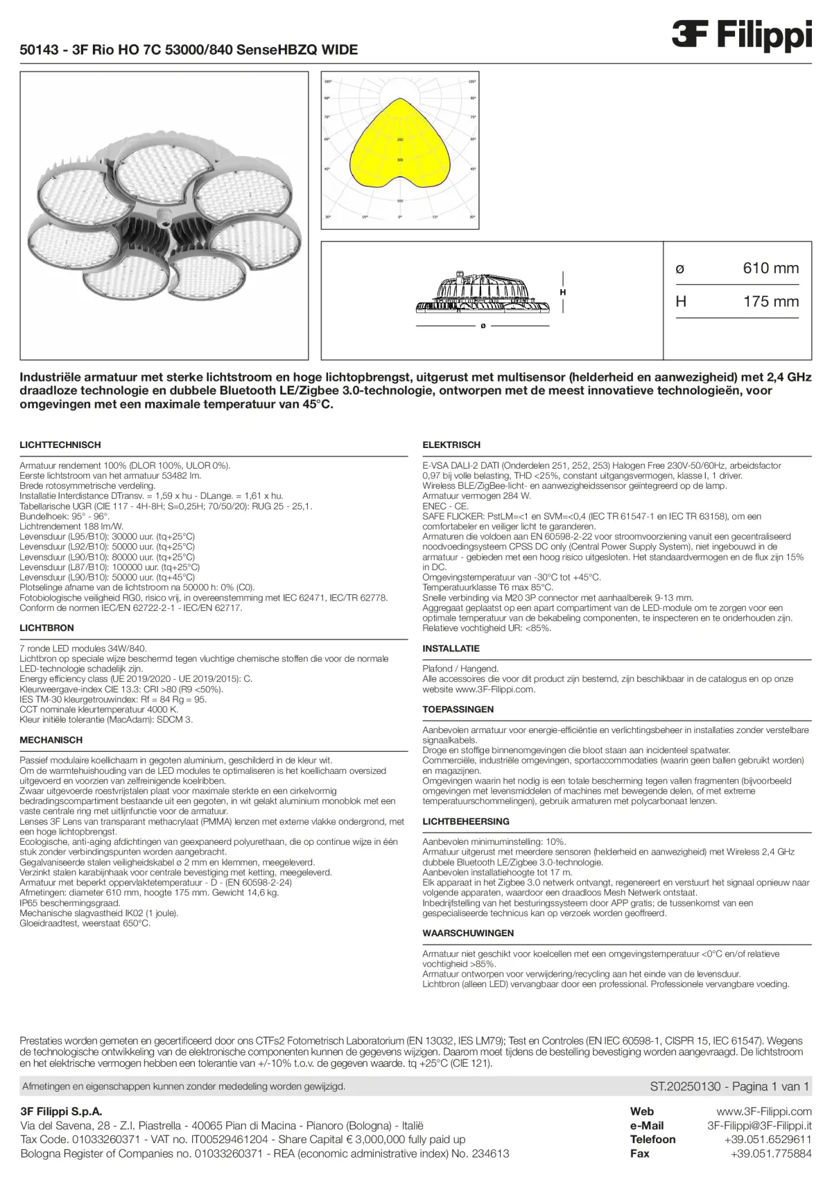 50143 - 3F Rio HO 7C 53000-840 SenseHBZQ WIDE - Datasheet - nl