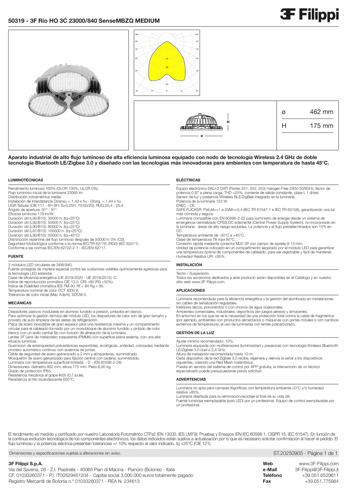 50319 - 3F Rio HO 3C 23000-840 SenseMBZQ MEDIUM - Datasheet - es