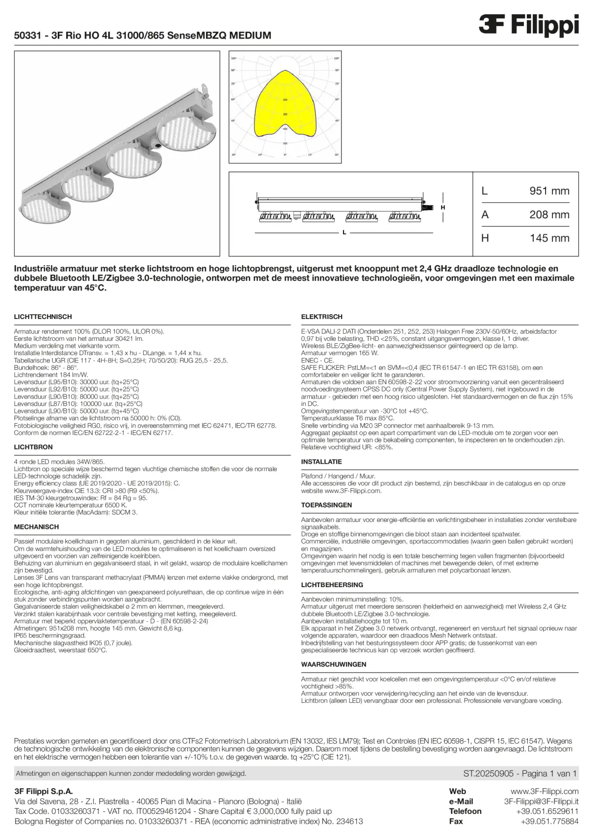 50331 - 3F Rio HO 4L 31000-865 SenseMBZQ MEDIUM - Datasheet - nl
