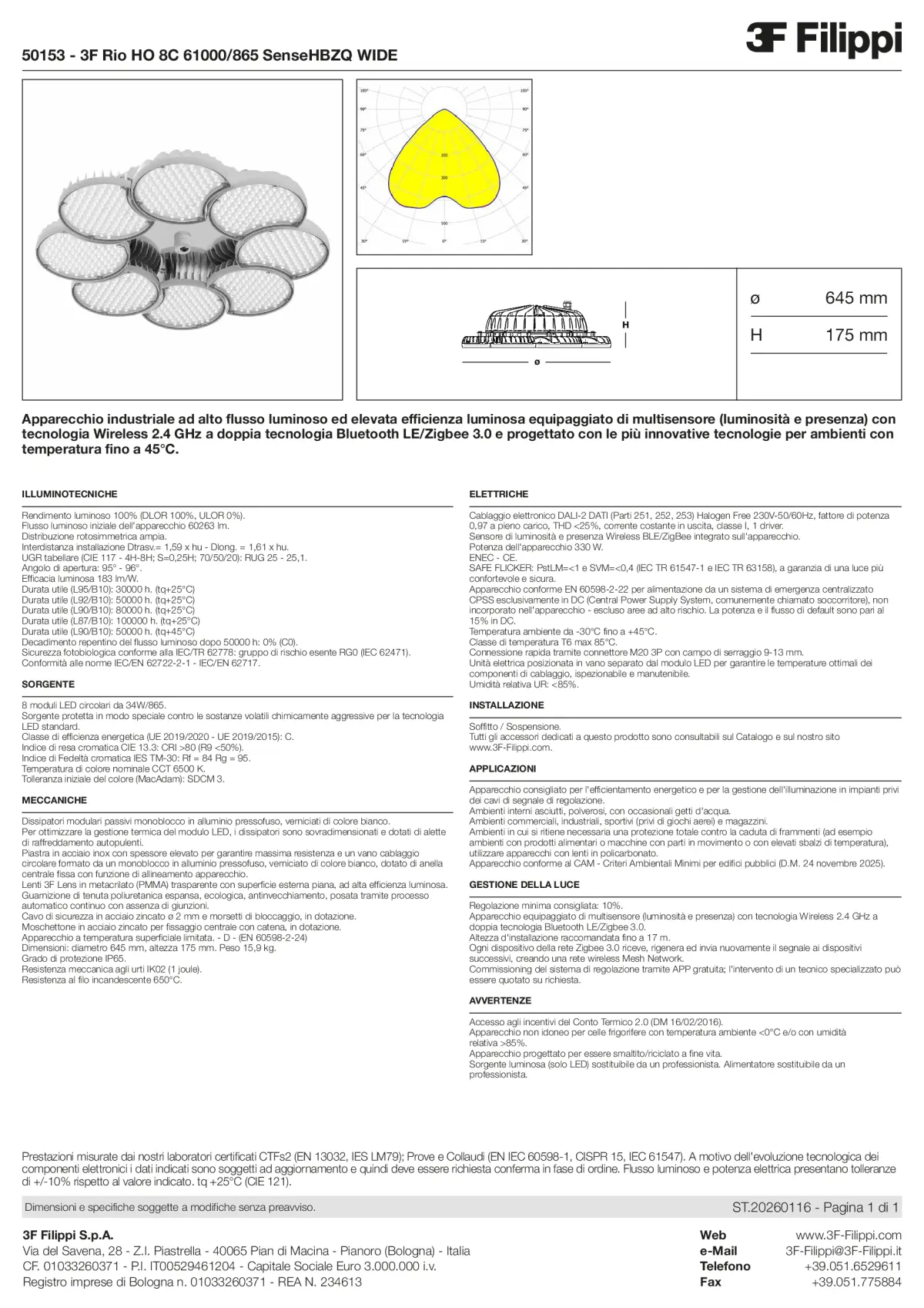 50153 - 3F Rio HO 8C 61000-865 SenseHBZQ WIDE - Datasheet - it