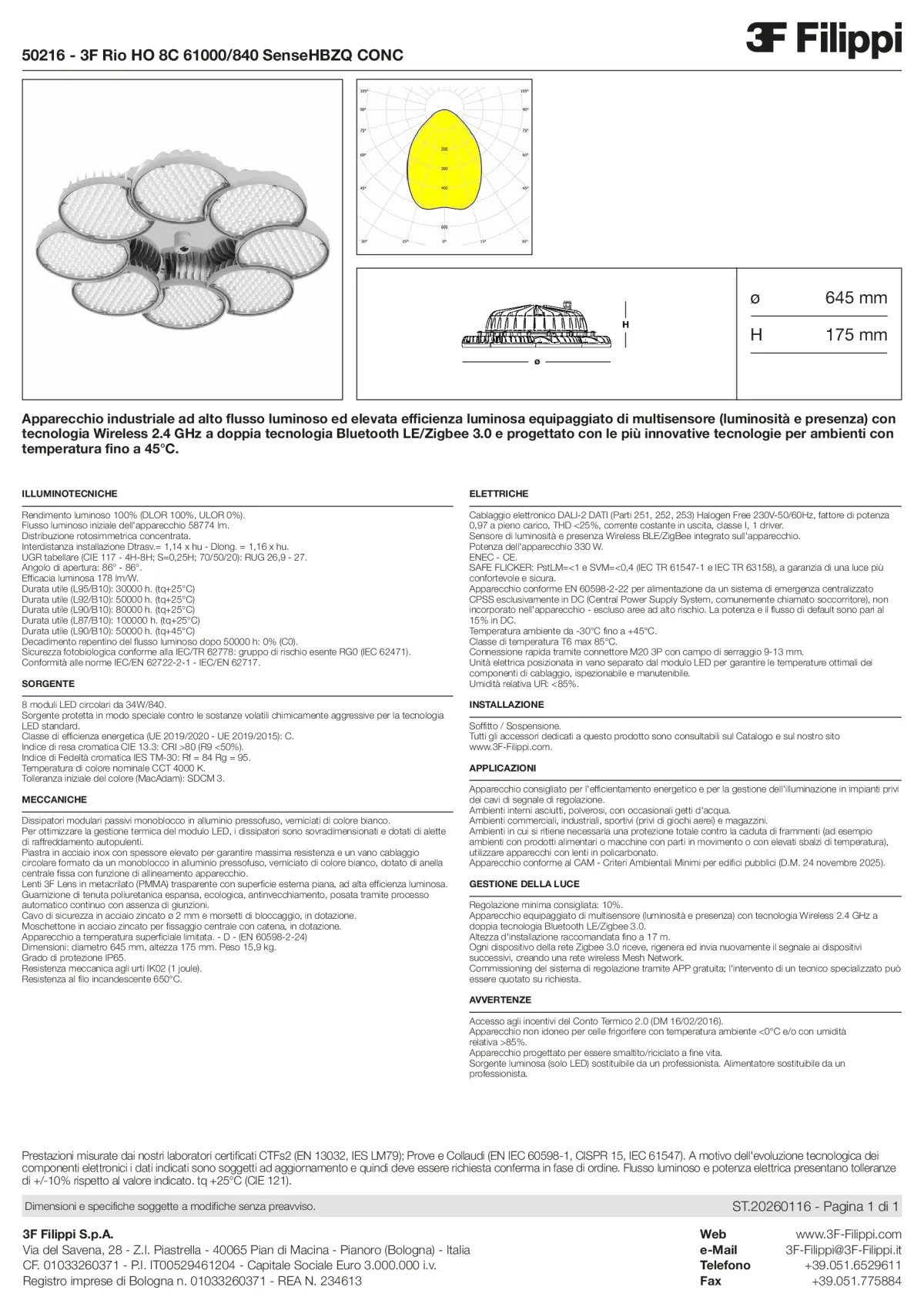 50216 - 3F Rio HO 8C 61000-840 SenseHBZQ CONC - Datasheet - it