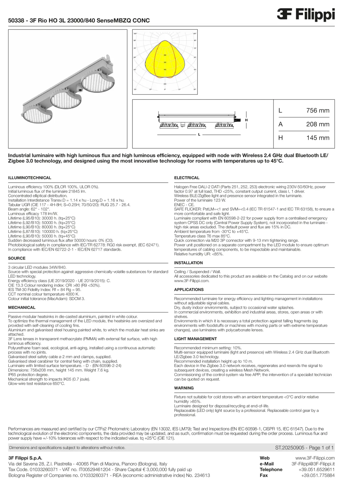50338 - 3F Rio HO 3L 23000-840 SenseMBZQ CONC - Datasheet - en