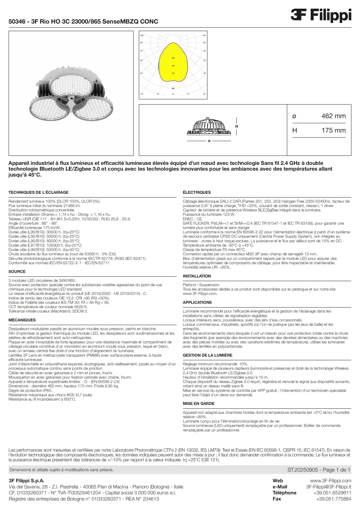 50346 - 3F Rio HO 3C 23000-865 SenseMBZQ CONC - Datasheet - fr