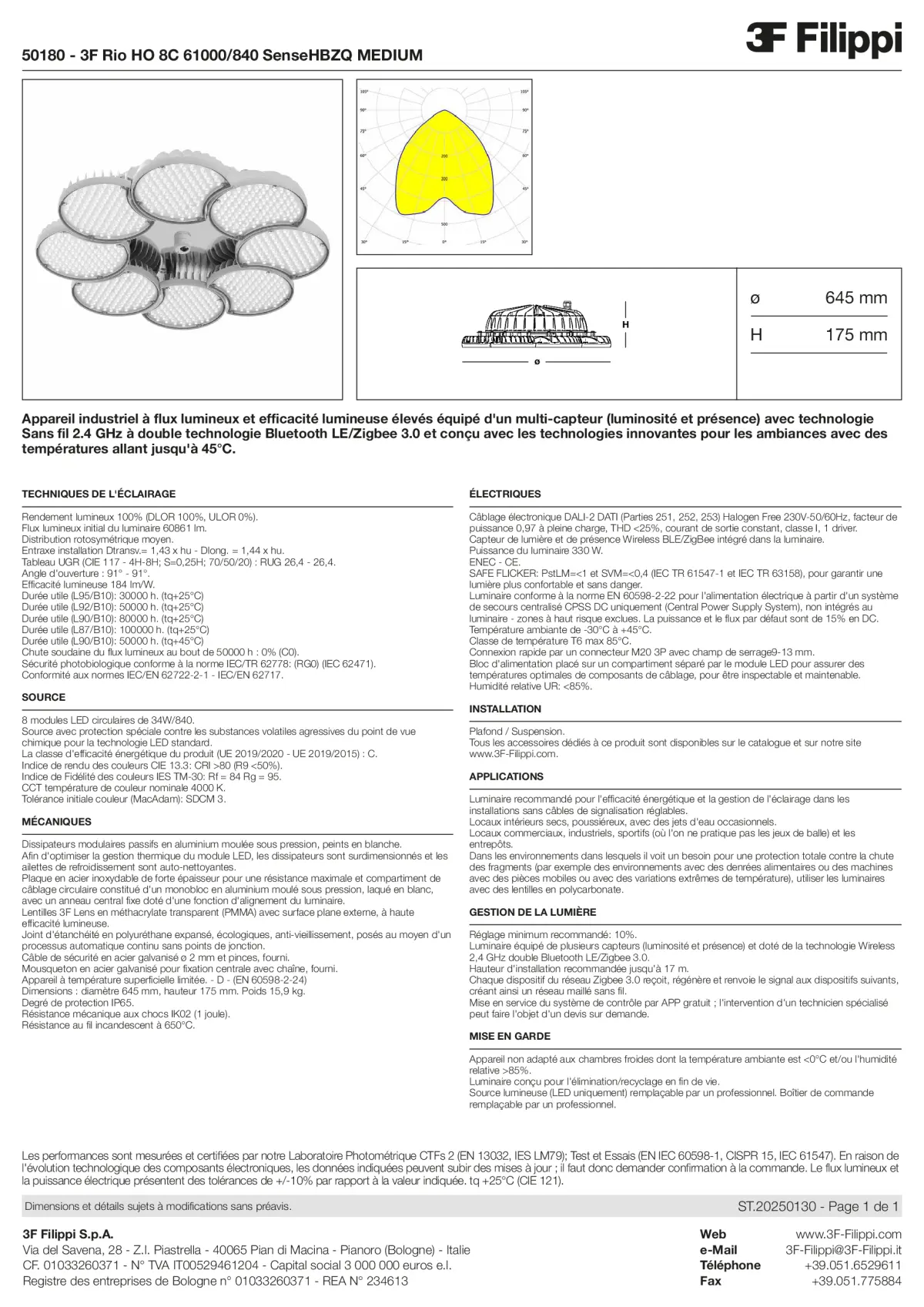 50180 - 3F Rio HO 8C 61000-840 SenseHBZQ MEDIUM - Datasheet - fr