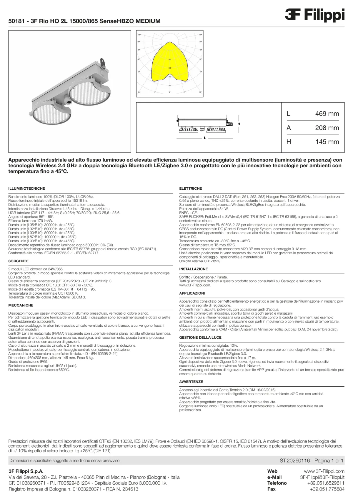 50181 - 3F Rio HO 2L 15000-865 SenseHBZQ MEDIUM - Datasheet - it