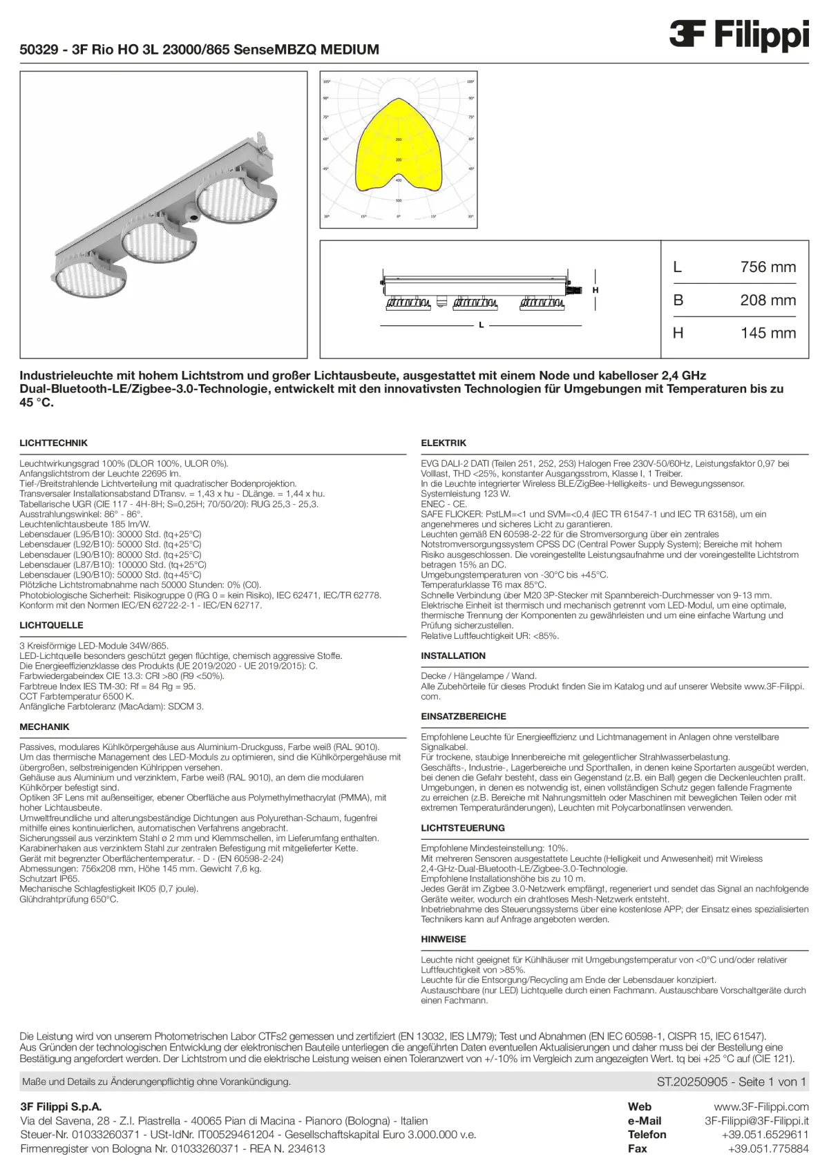 50329 - 3F Rio HO 3L 23000-865 SenseMBZQ MEDIUM - Datasheet - de