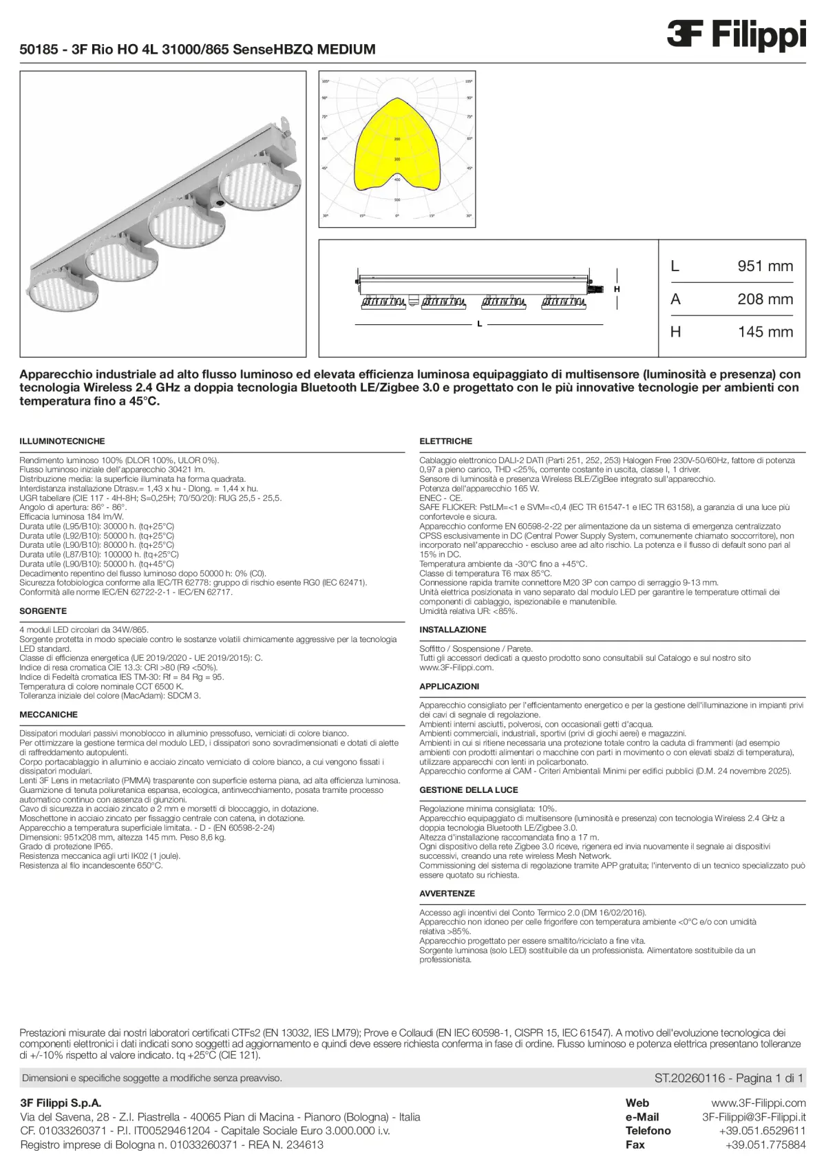 50185 - 3F Rio HO 4L 31000-865 SenseHBZQ MEDIUM - Datasheet - it