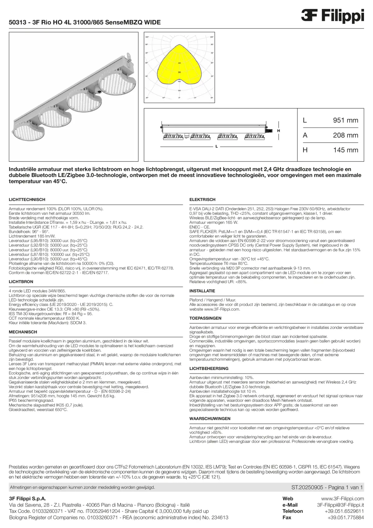 50313 - 3F Rio HO 4L 31000-865 SenseMBZQ WIDE - Datasheet - nl