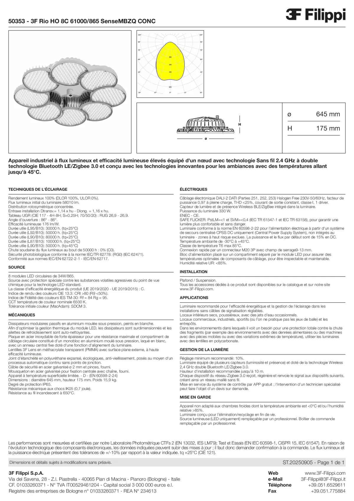 50353 - 3F Rio HO 8C 61000-865 SenseMBZQ CONC - Datasheet - fr